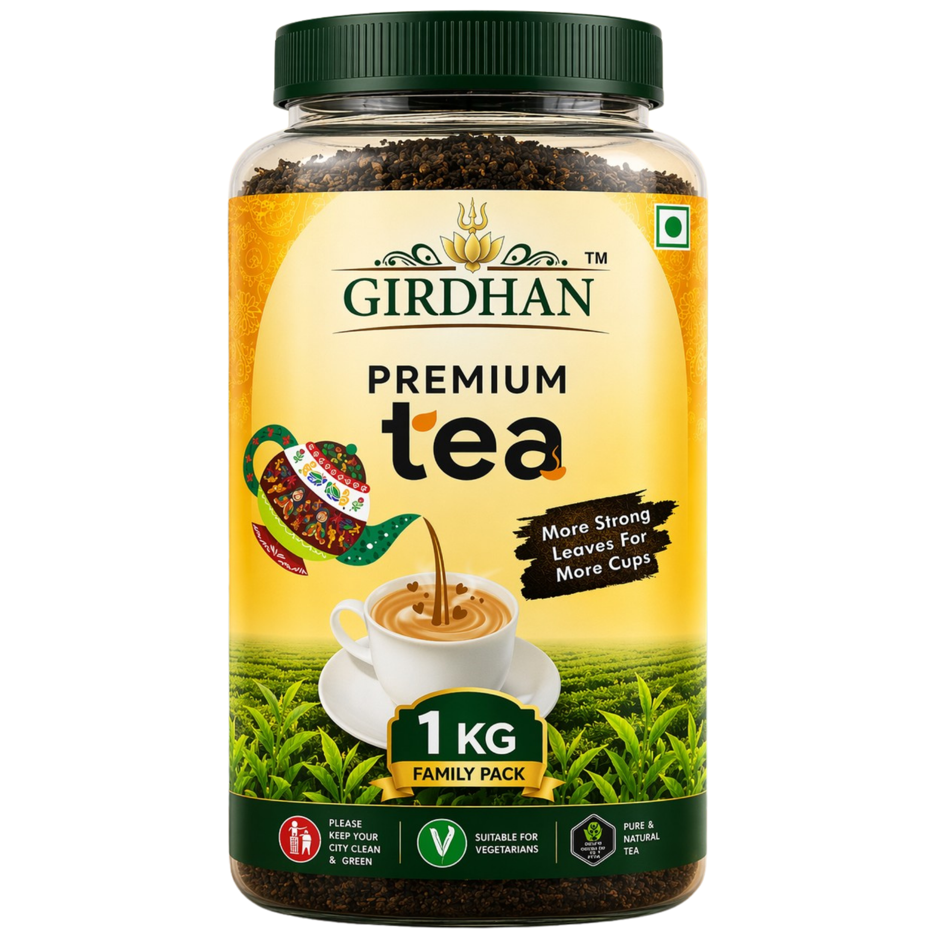 Girdhan Premium Tea Jar