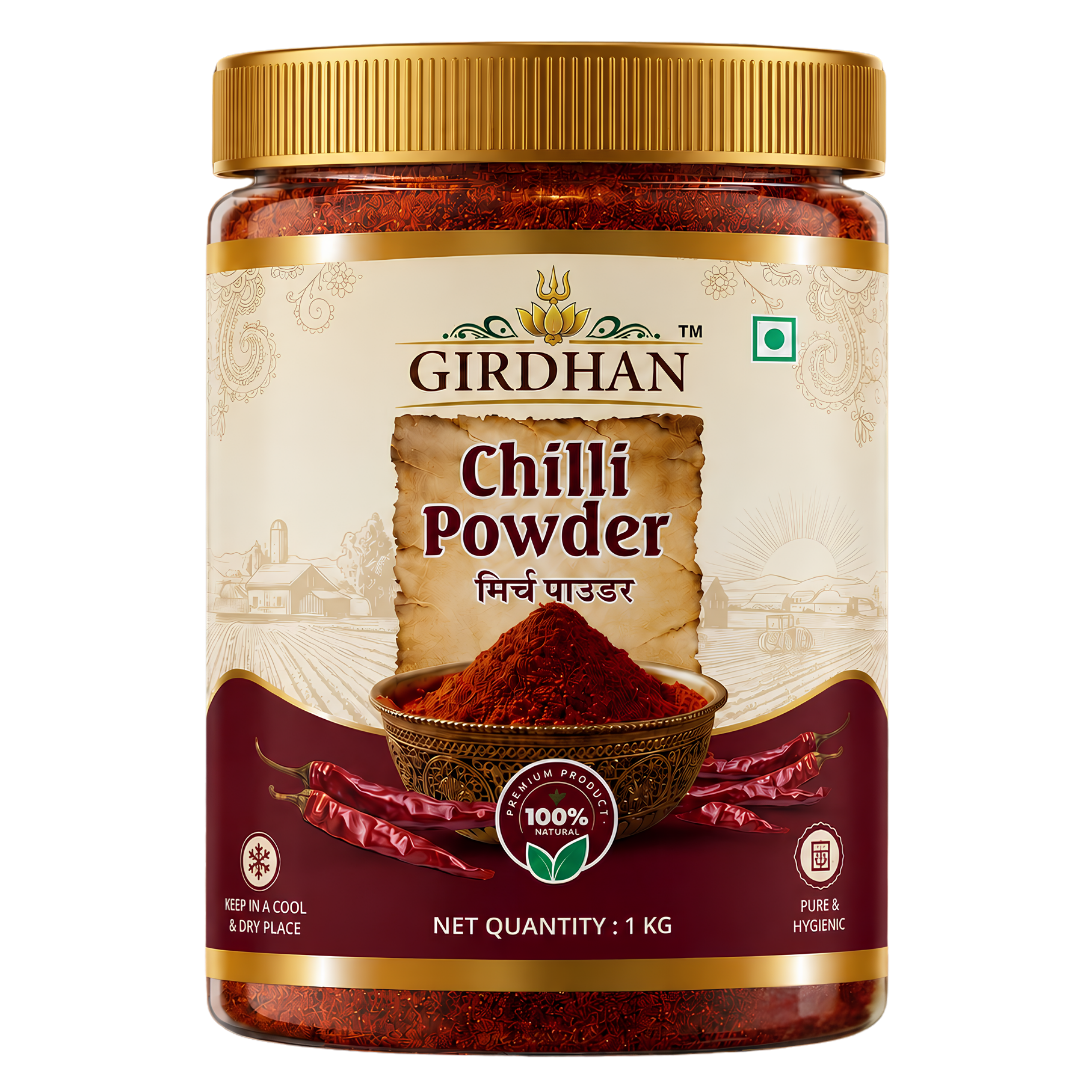 Girdhan Chilli Powder jar — product hero image