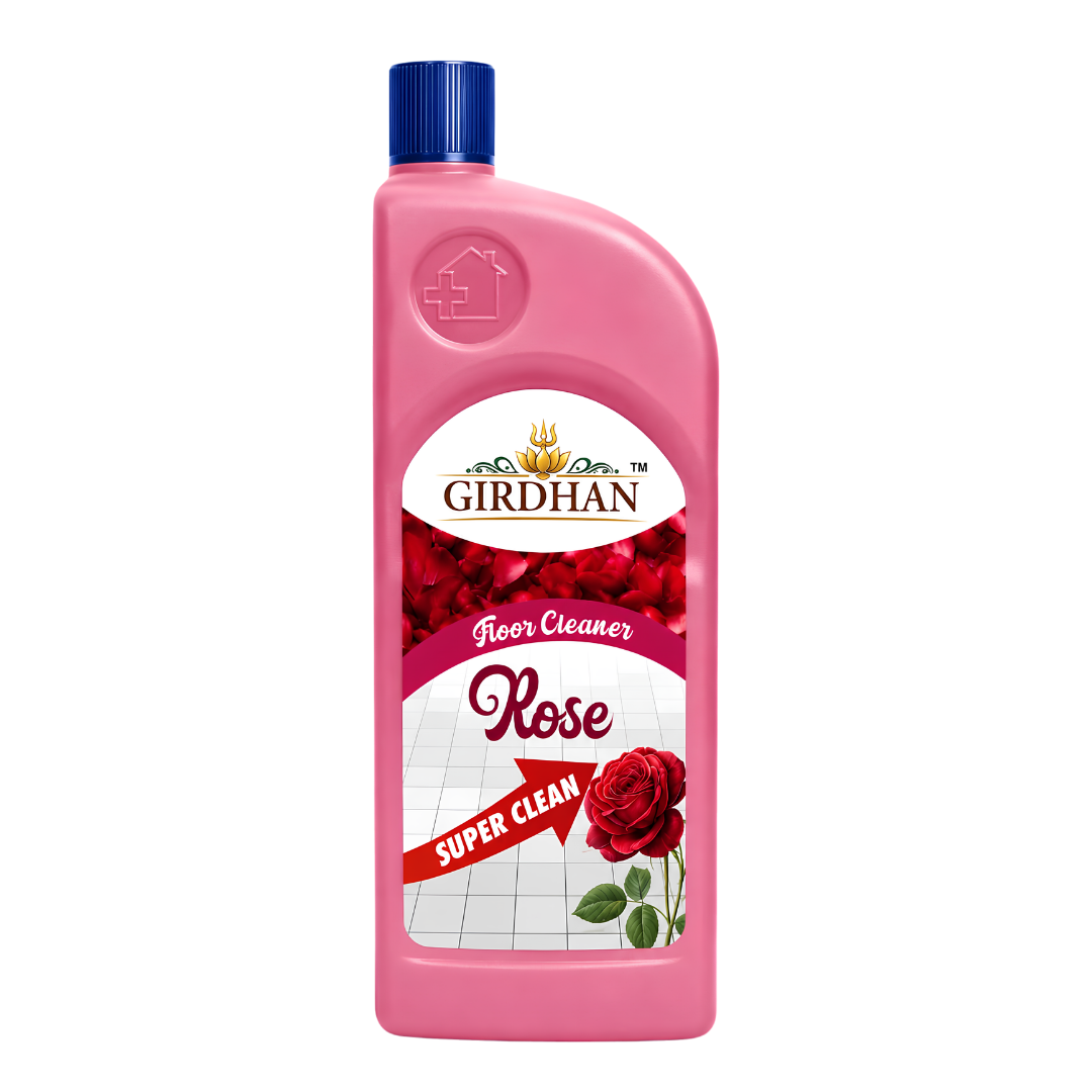 Girdhan Rose Floor Cleaner 500ml — Rose fragrance floor cleaner