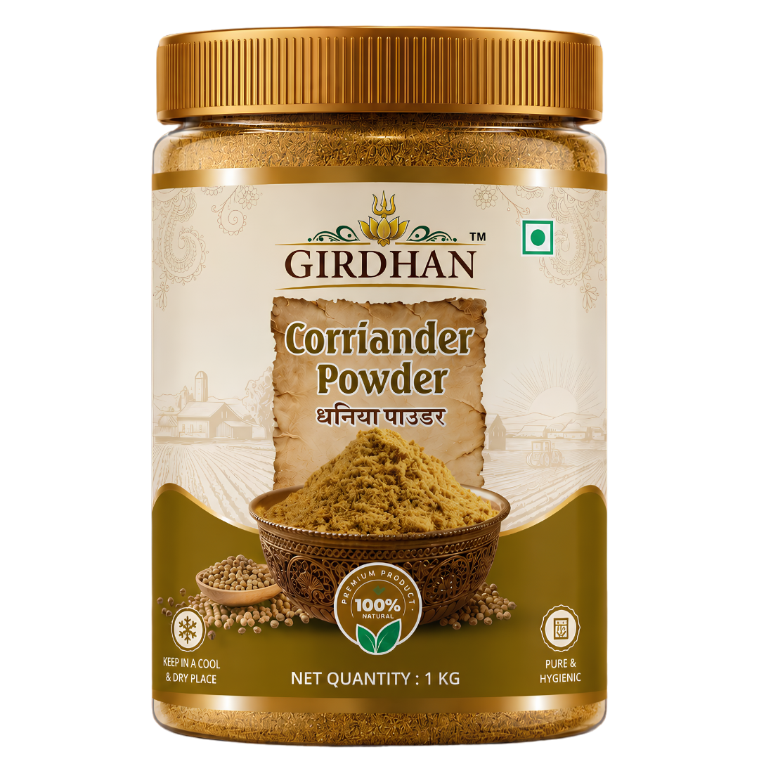 Girdhan Coriander Powder jar — product hero image